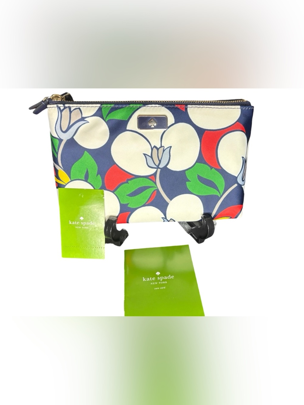 Kate Spade New York Dawn Breezy Floral Medium Double Zip Wristlet